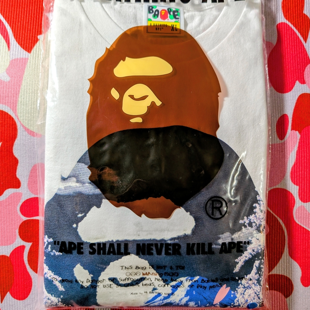 Bape Sakura Blossom Graphic T Shirt‎ Mens Size XL (AUTHENTIC) !!!!